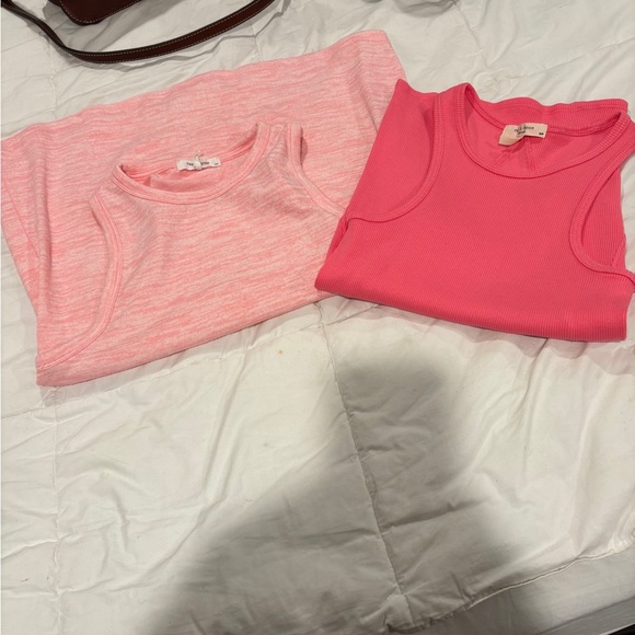 Pink Ribbed Tank Top 2 - Picture 4 of 13